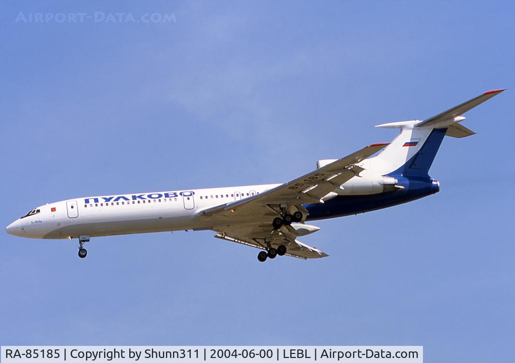 RA-85185, 1992 Tupolev Tu-154M C/N 92A894, Landing rwy 25