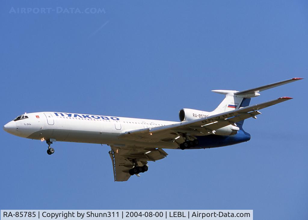 RA-85785, 1993 Tupolev Tu-154M C/N 93A969, Landing rwy 25