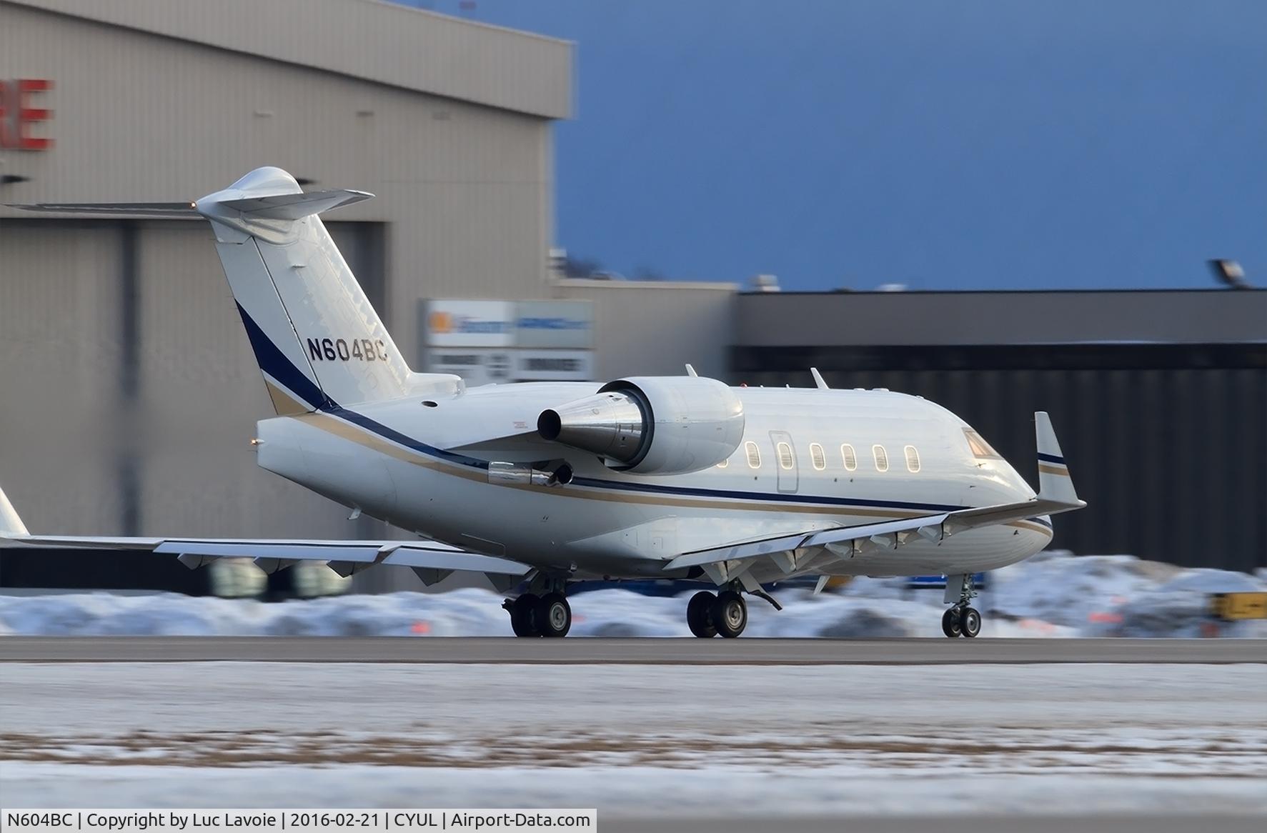 N604BC, 2003 Bombardier Challenger 604 (CL-600-2B16) C/N 5563, Montréal Trudeau Intl. (CYUL)