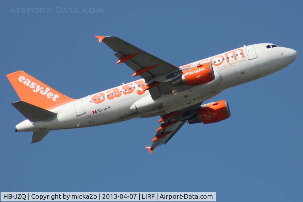 HB-JZQ, 2005 Airbus A319-111 C/N 2450, Take off