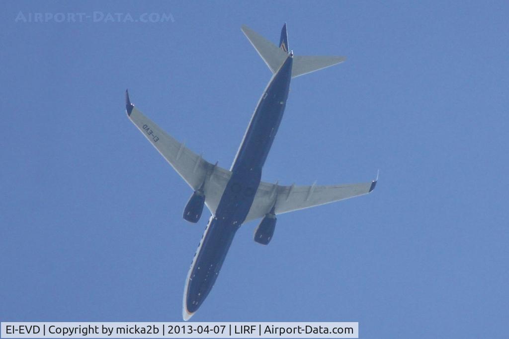 EI-EVD, 2012 Boeing 737-8AS C/N 40287, In flight for Roma Ciampino