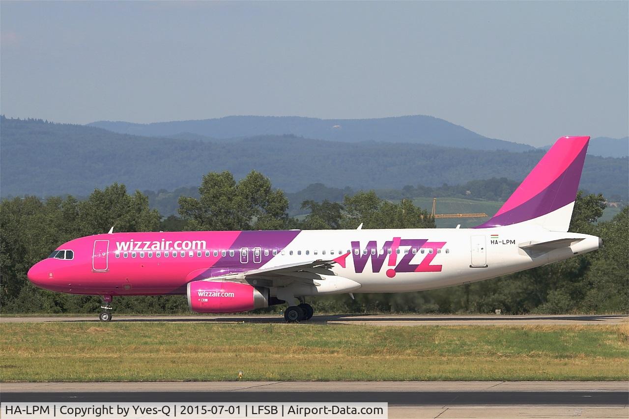 HA-LPM, 2007 Airbus A320-232 C/N 3177, Airbus A320-232, Taxiing to holding point rwy 15, Bâle-Mulhouse-Fribourg airport (LFSB-BSL)