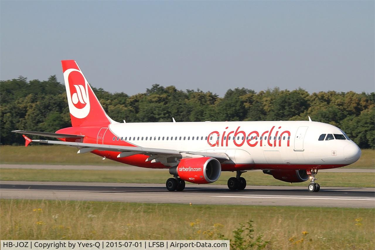 HB-JOZ, 2011 Airbus A320-214 C/N 4631, Airbus A320-214, Take off run rwy 15, Bâle-Mulhouse-Fribourg airport (LFSB-BSL)