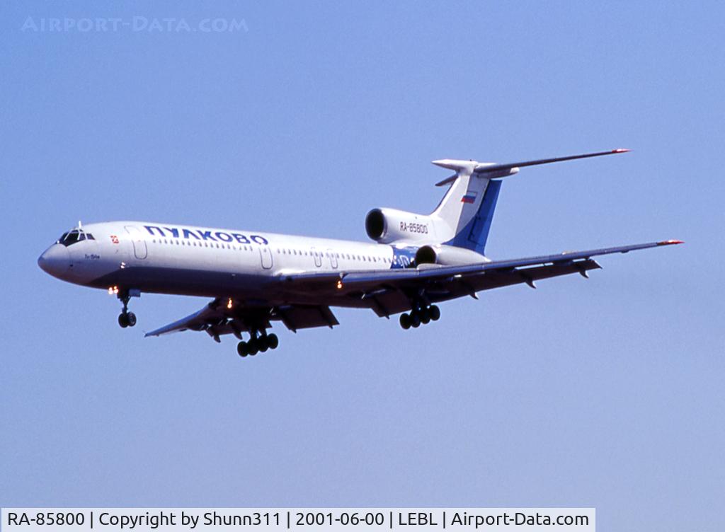 RA-85800, 1994 Tupolev Tu-154M C/N 94A984, Landing rwy 25