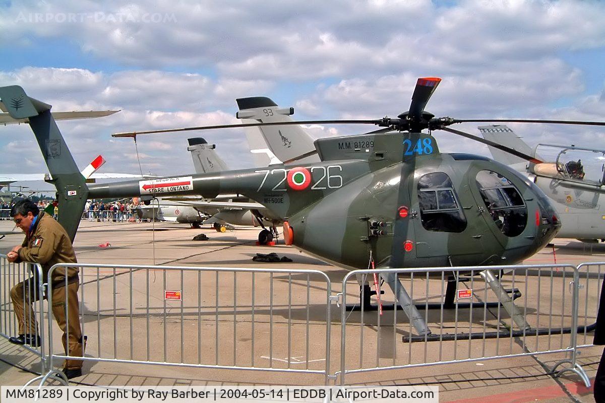 MM81289, Agusta NH-500E C/N 227, Breda-Nardi NH-500E [227] (Italian Air Force) Berlin-Schonefeld~D 14/05/2004