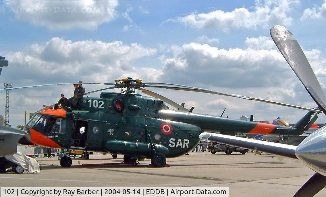 102, Mil Mi-17-1V Hip-H C/N 95062, Mil Mi-8MTV-1 (Latvian Air Force) Berlin-Schonefeld~D 14/05/2004