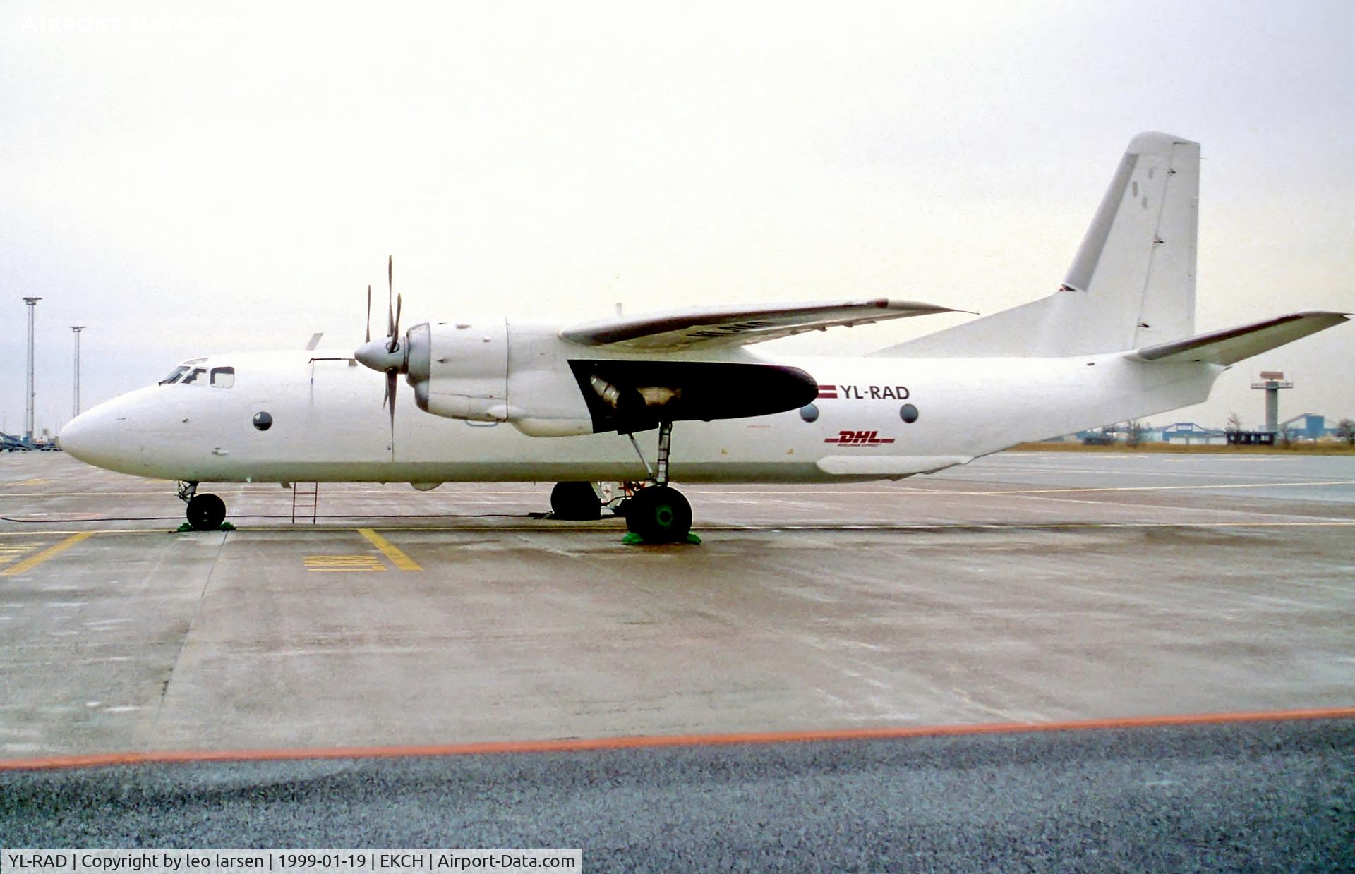 YL-RAD, 1985 Antonov An-26B C/N 47313909, Copenhagen 19.1.99