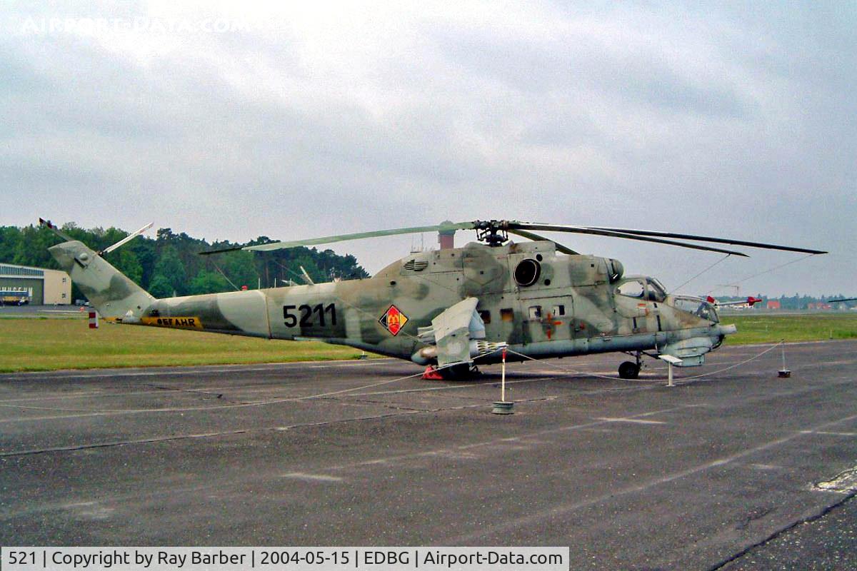 521, Mil Mi-24D Hind D C/N 110171, Mil Mi-24D [110171] (Ex East German Air Force) Berlin-Gatow~D 15/05/2004 Marked 5211