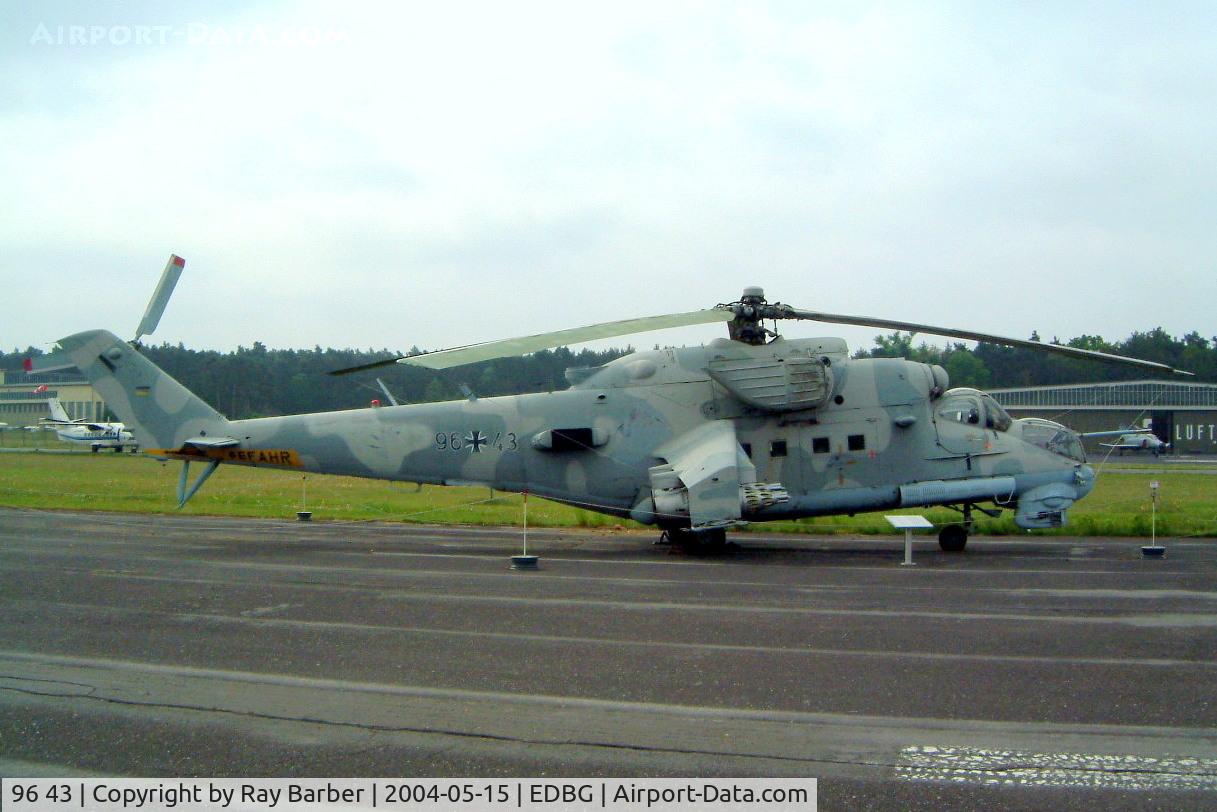96 43, Mil Mi-24P Hind F C/N 340333, 96+43   Mil Mi-24P Hind [340333] (Ex German Air Force) Berlin-Gatow~D 15/05/2004