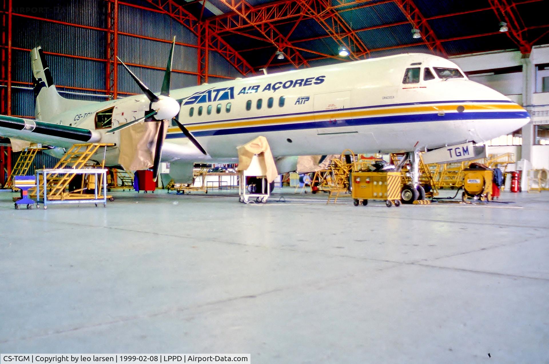 CS-TGM, 1990 British Aerospace ATP C/N 2030, PDL  Ponta  Delgarda 8.2.99