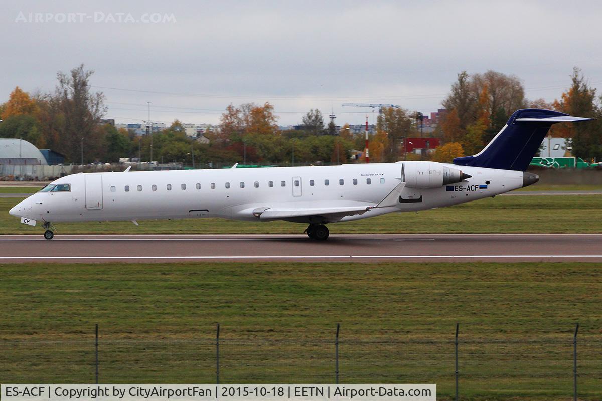 ES-ACF, 2003 Bombardier CRJ-701ER (CL-600-2C10) Regional Jet C/N 10083, Estonian Air (ELL/OV)