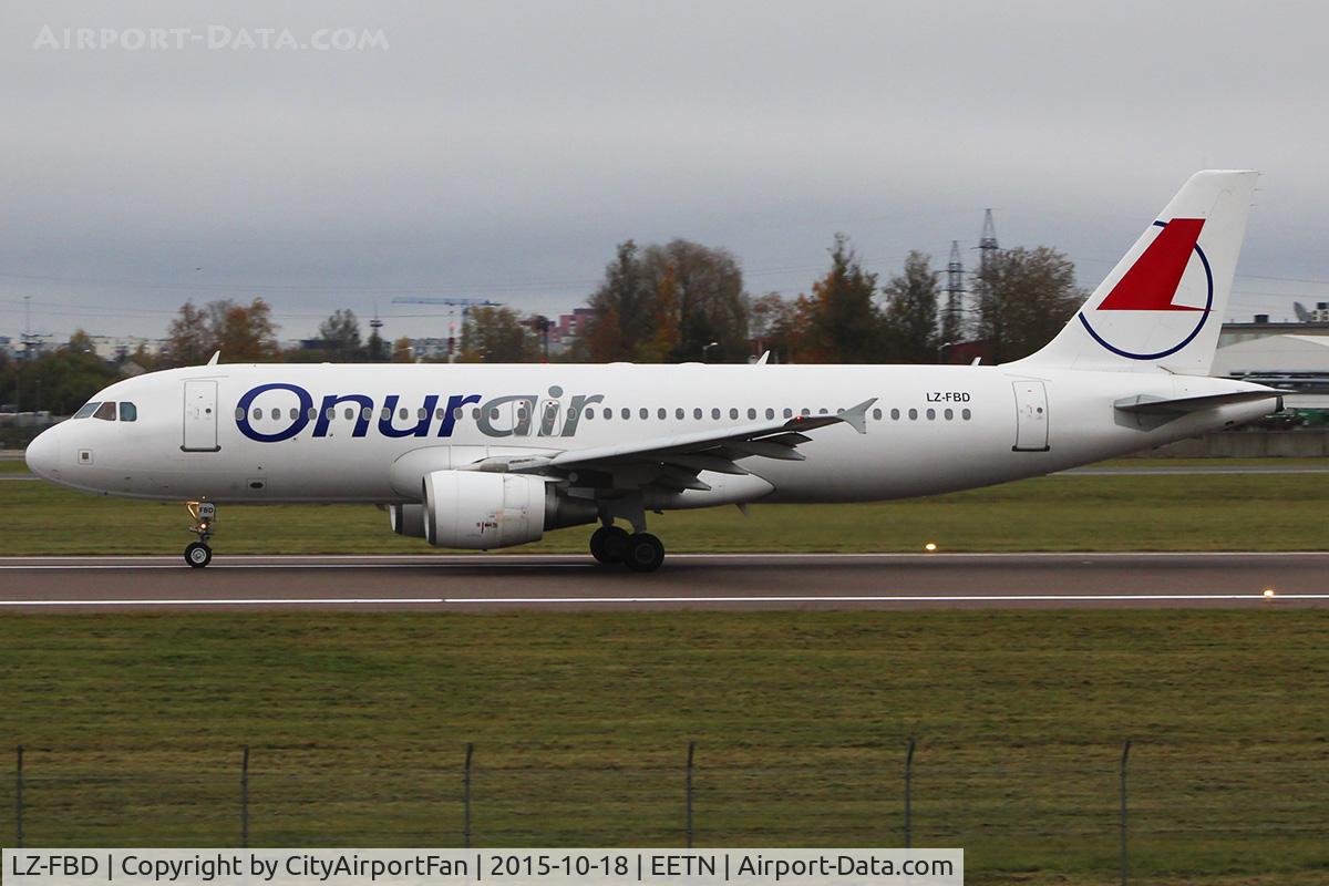 LZ-FBD, 2005 Airbus A320-214 C/N 2596, Onur Air (OHY/8Q)