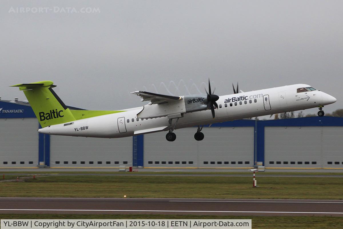 YL-BBW, 2013 De Havilland Canada DHC-8-402Q Dash 8 C/N 4448, Air Baltic (BTI/BT)