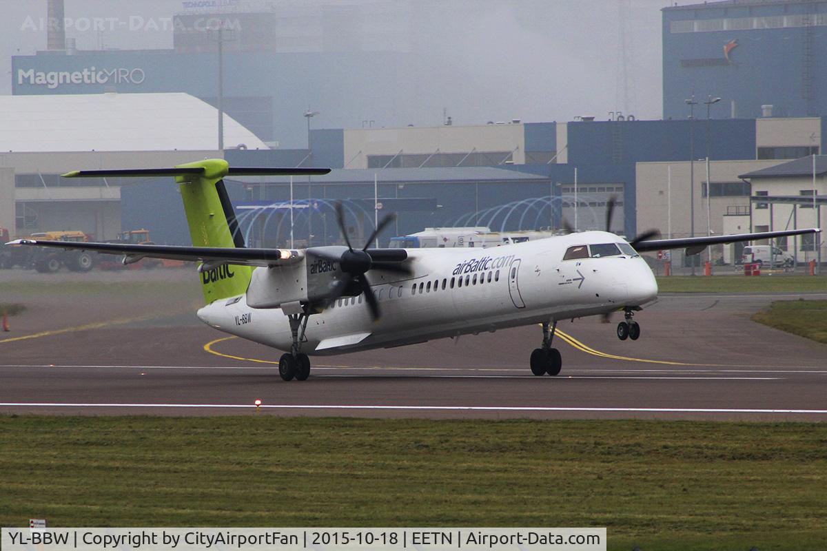 YL-BBW, 2013 De Havilland Canada DHC-8-402Q Dash 8 C/N 4448, Air Baltic (BTI/BT)