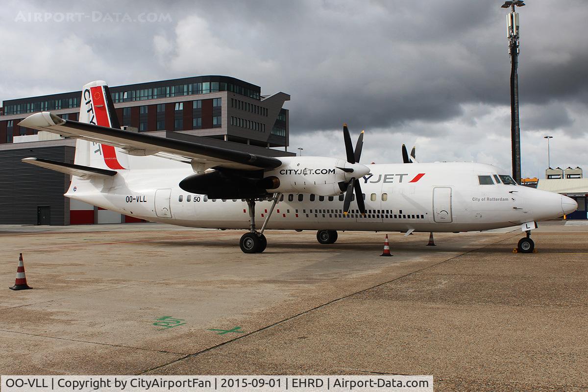 OO-VLL, 1989 Fokker 50 C/N 20144, Cityjet (BCY/WX)