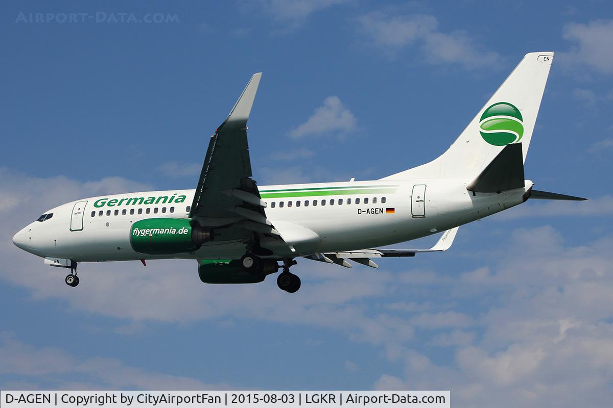 D-AGEN, 1998 Boeing 737-75B C/N 28100, Germania (GMI/ST)