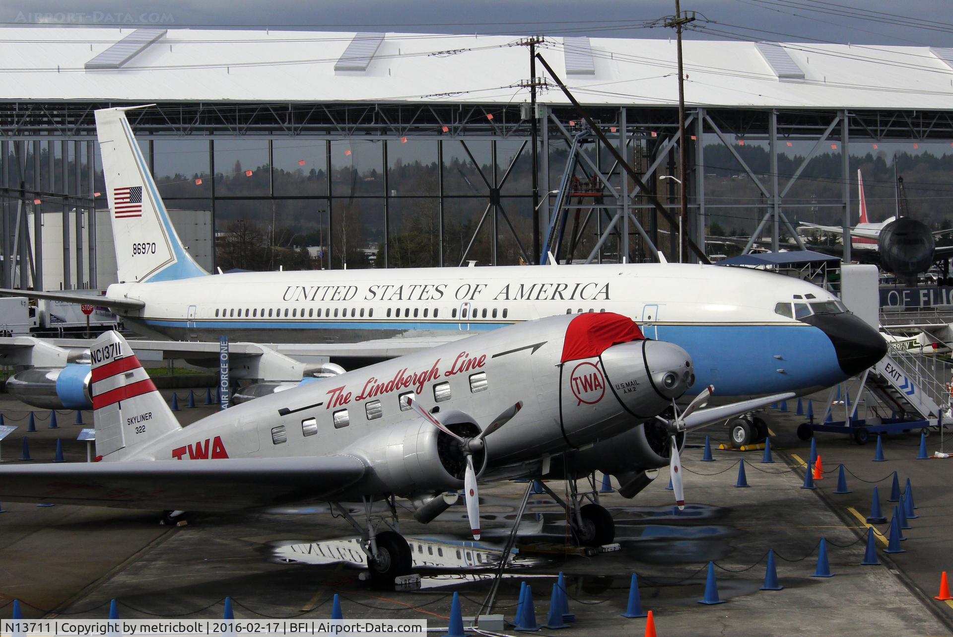 N13711, 1935 Douglas DC-2-118B C/N 1368, Visit to the Museum of Flight