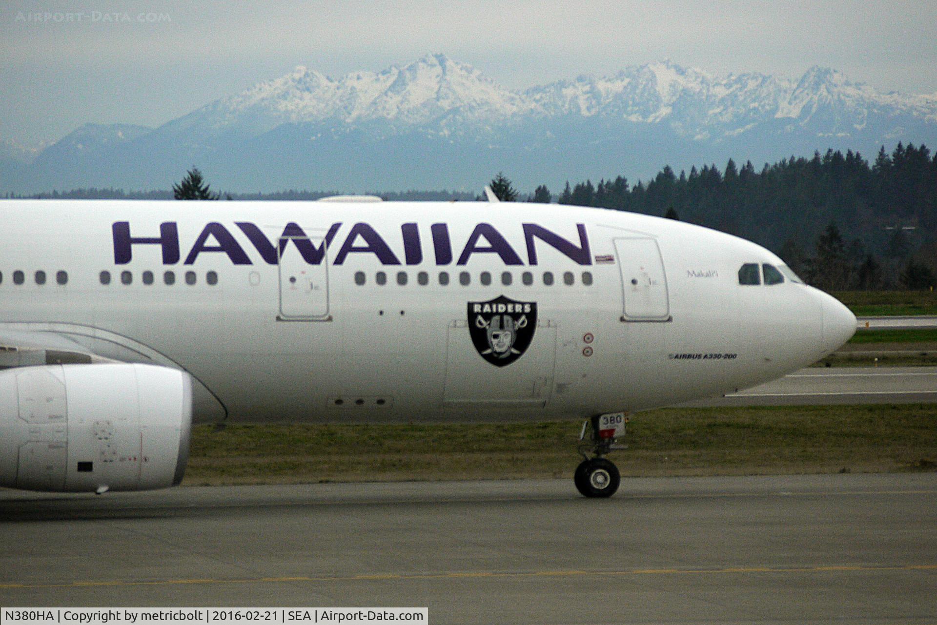 N380HA, 2010 Airbus A330-243 C/N 1104, Oakland Raiders
