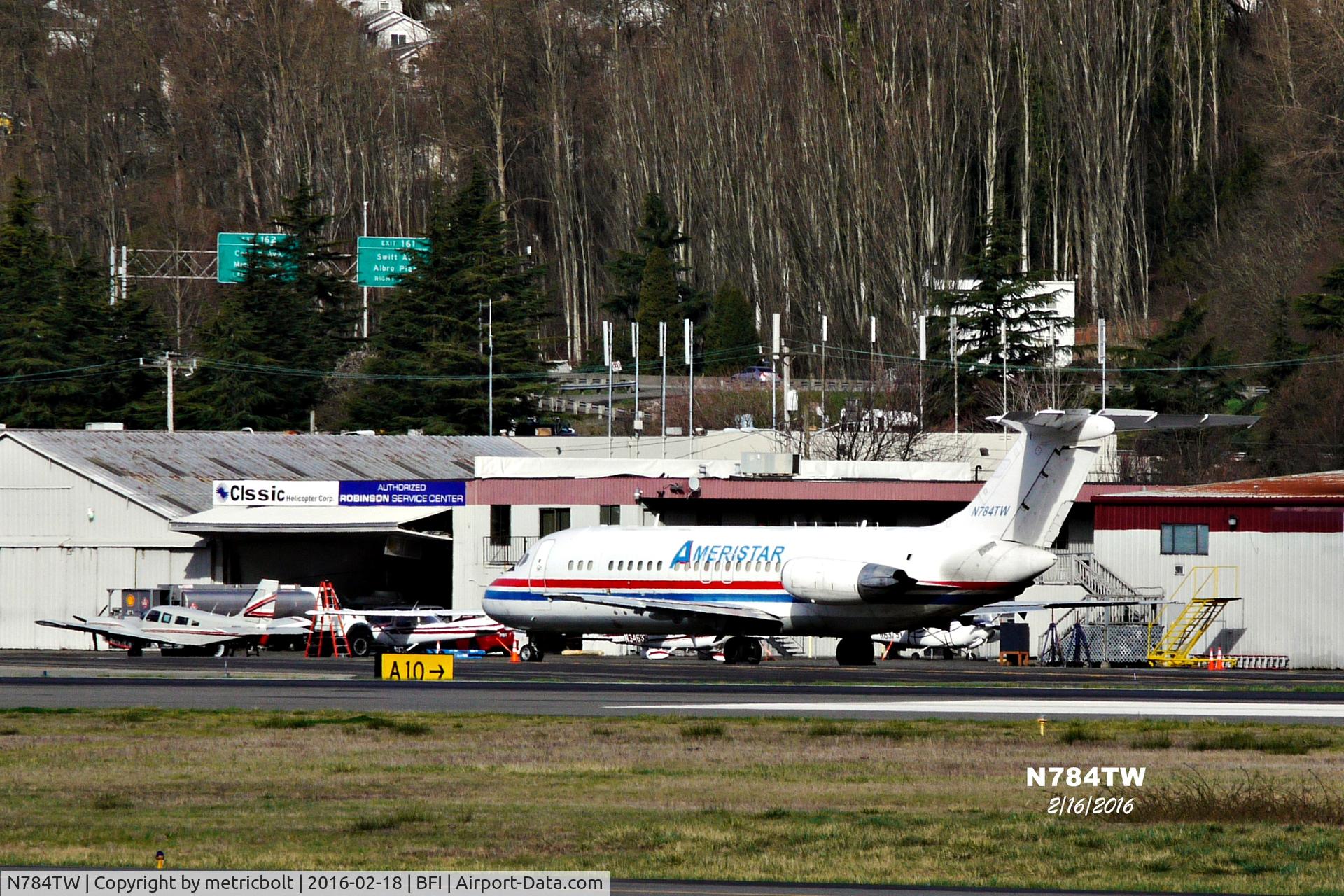 N784TW, 1967 Douglas DC-9-15F C/N 47014, At BFI