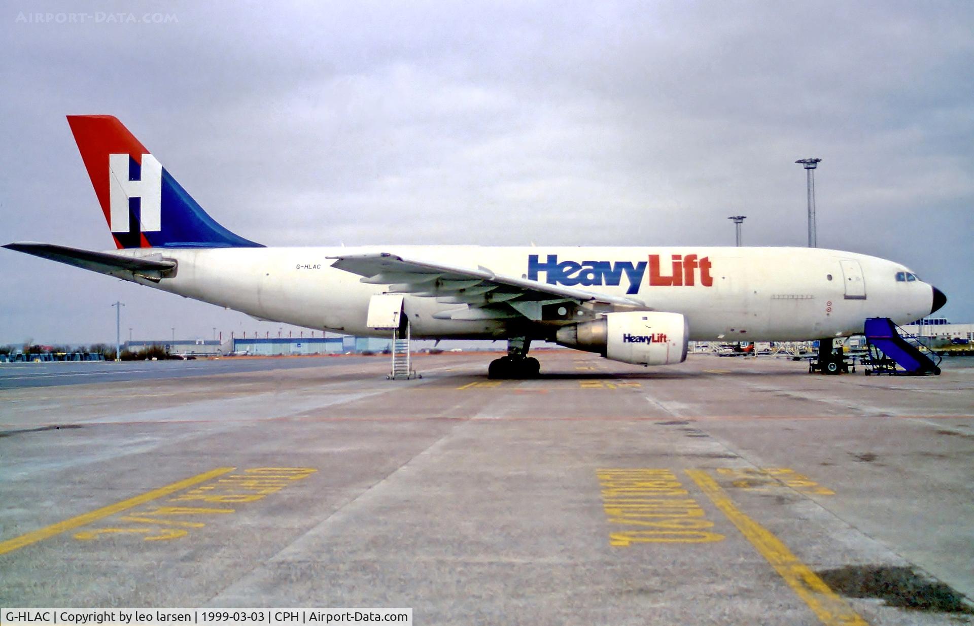 G-HLAC, 1979 Airbus A300B4-203 C/N 074, Copenhagen 3.3.99
