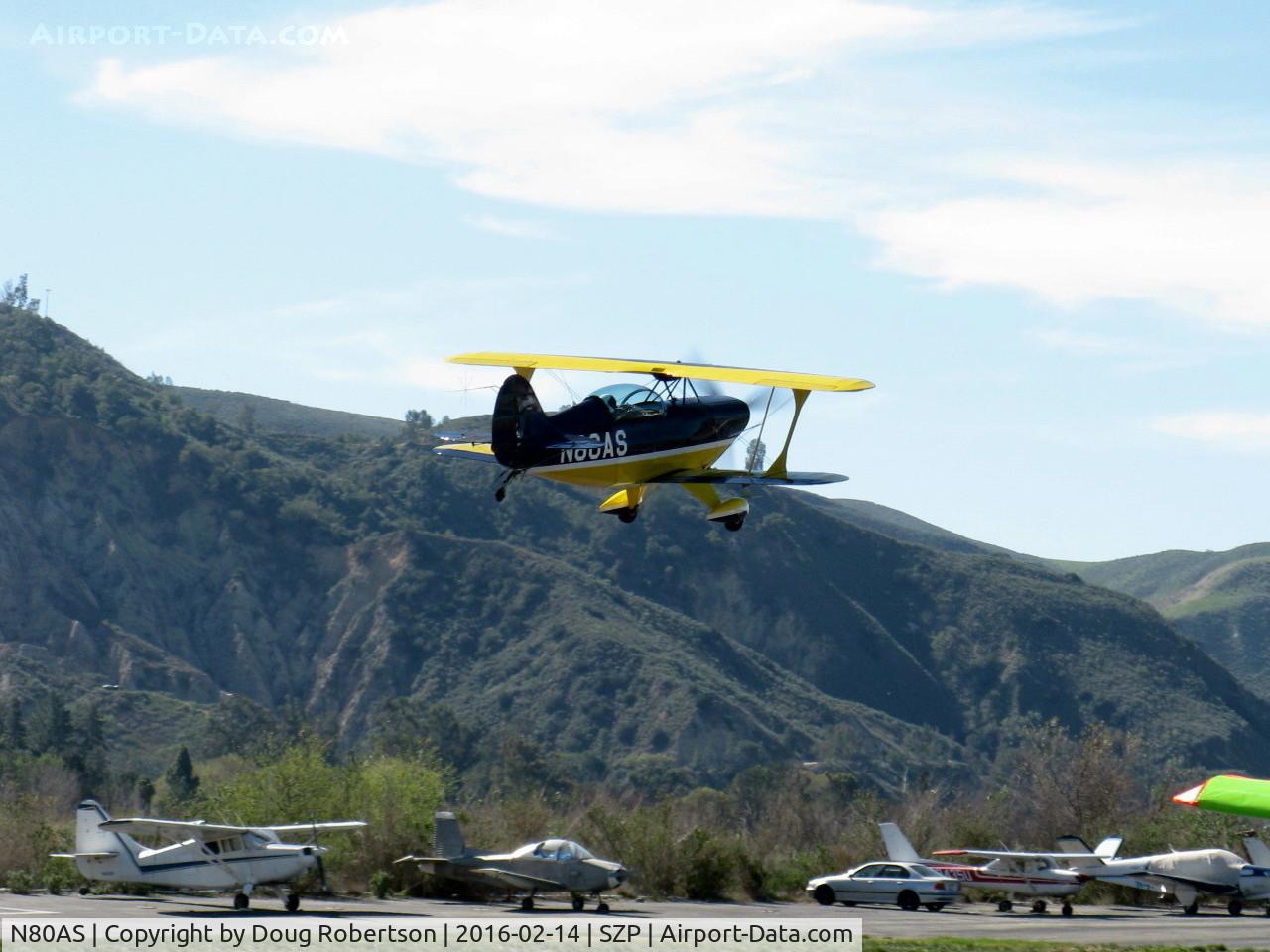 N80AS, 1992 Pitts S-2B Special C/N 5244, 1992 Pitts Aerobatics S-2B SPECIAL, Lycoming AEIO-540-D4A5 260 Hp, full inverted systems, fast takeoff climb Rwy 22