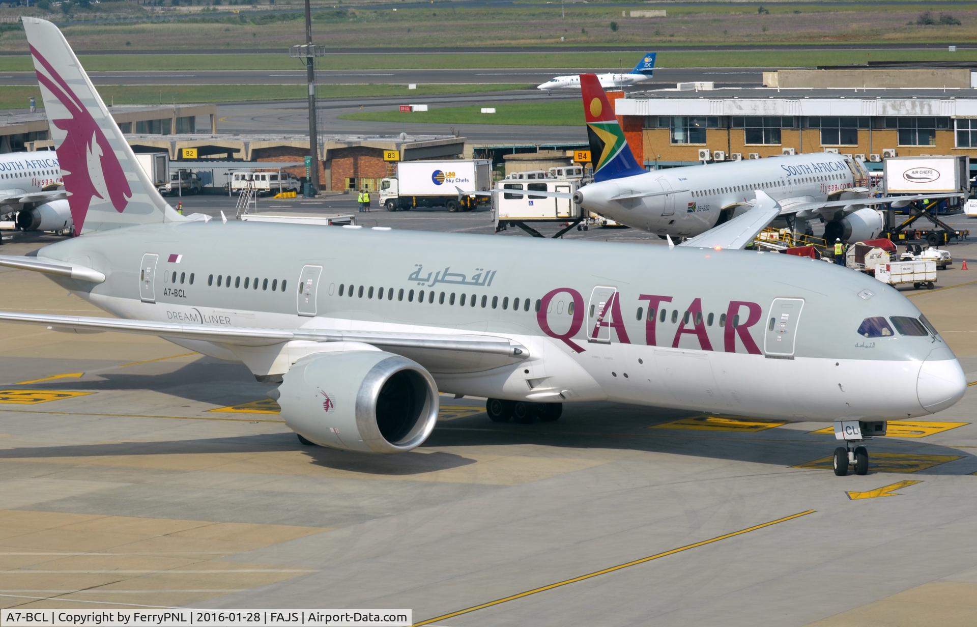 A7-BCL, 2012 Boeing 787-8 Dreamliner C/N 38330, Qatar B788 arriving at its gate.