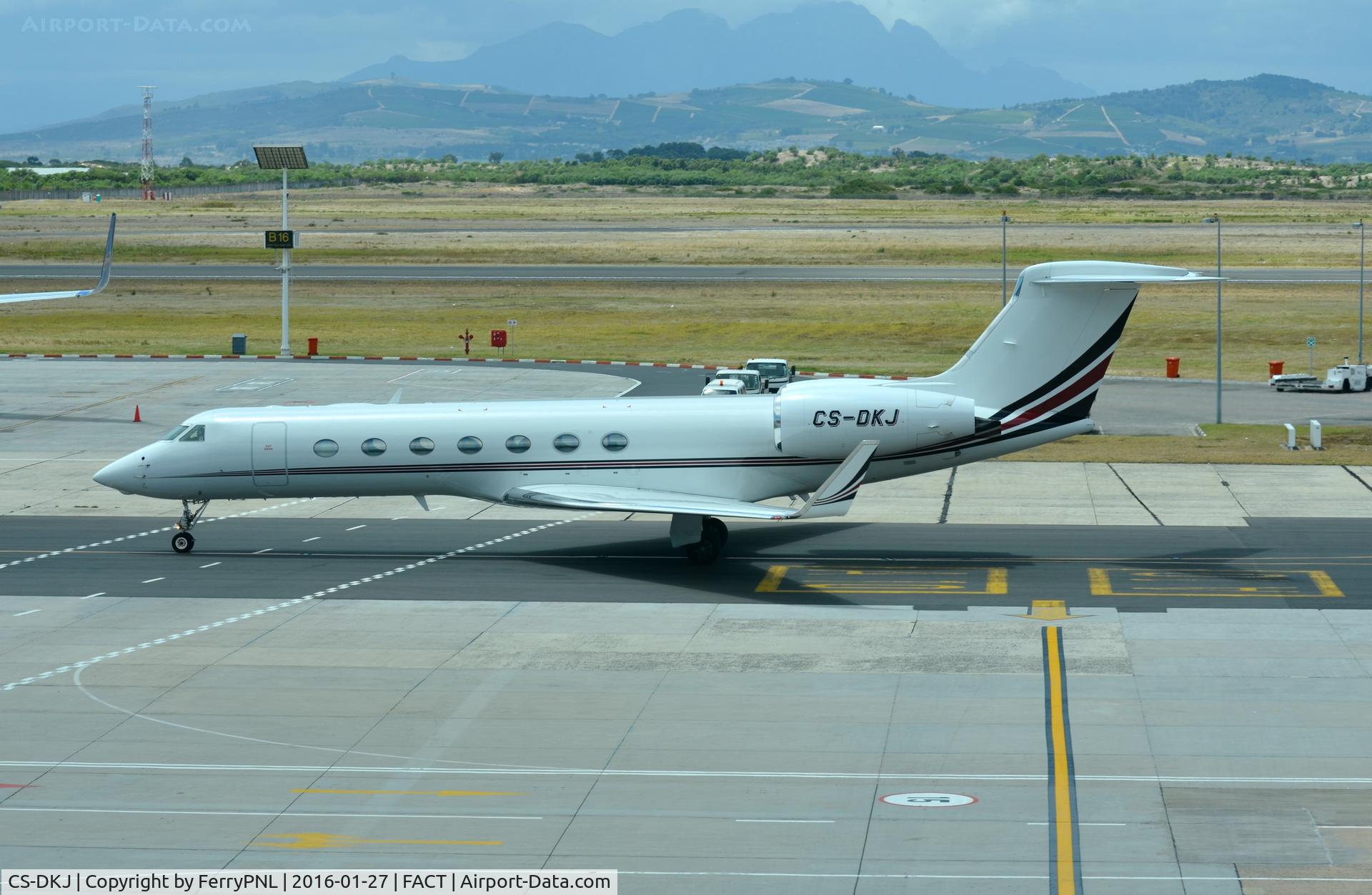CS-DKJ, 2008 Gulfstream Aerospace V-SP G550 C/N 5174, Netjets G5 in CPT