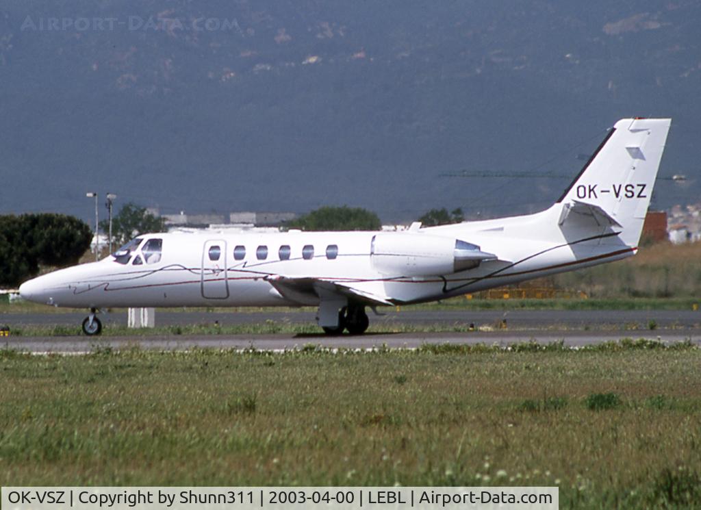 OK-VSZ, 2002 Cessna 550 Citation Bravo C/N 550-1040, Ready for take off from rwy 20