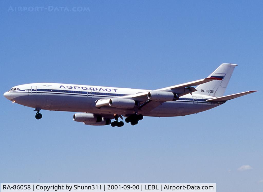 RA-86058, 1983 Ilyushin IL-86 C/N 51483203025, Landing rwy 25