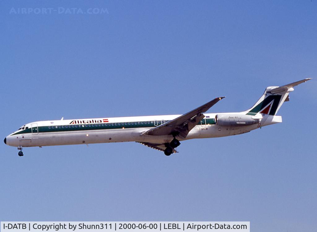 I-DATB, 1994 McDonnell Douglas MD-83 (DC-9-83) C/N 53221/2079, Landing rwy 25