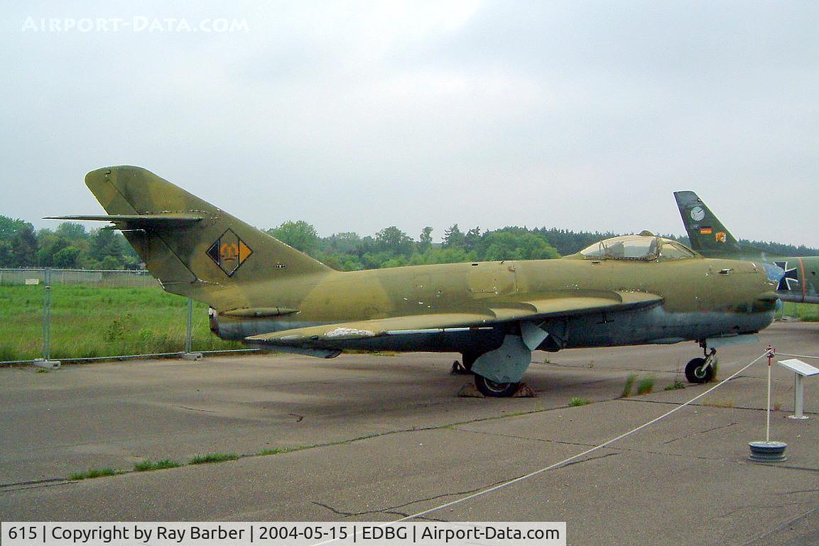 615, PZL-Mielec Lim-5P C/N 1D0208, Mikoyan-Gurevich Lim-5P [1D-02-08] (Ex East German Air Force) Berlin-Gatow~D 15/05/2004