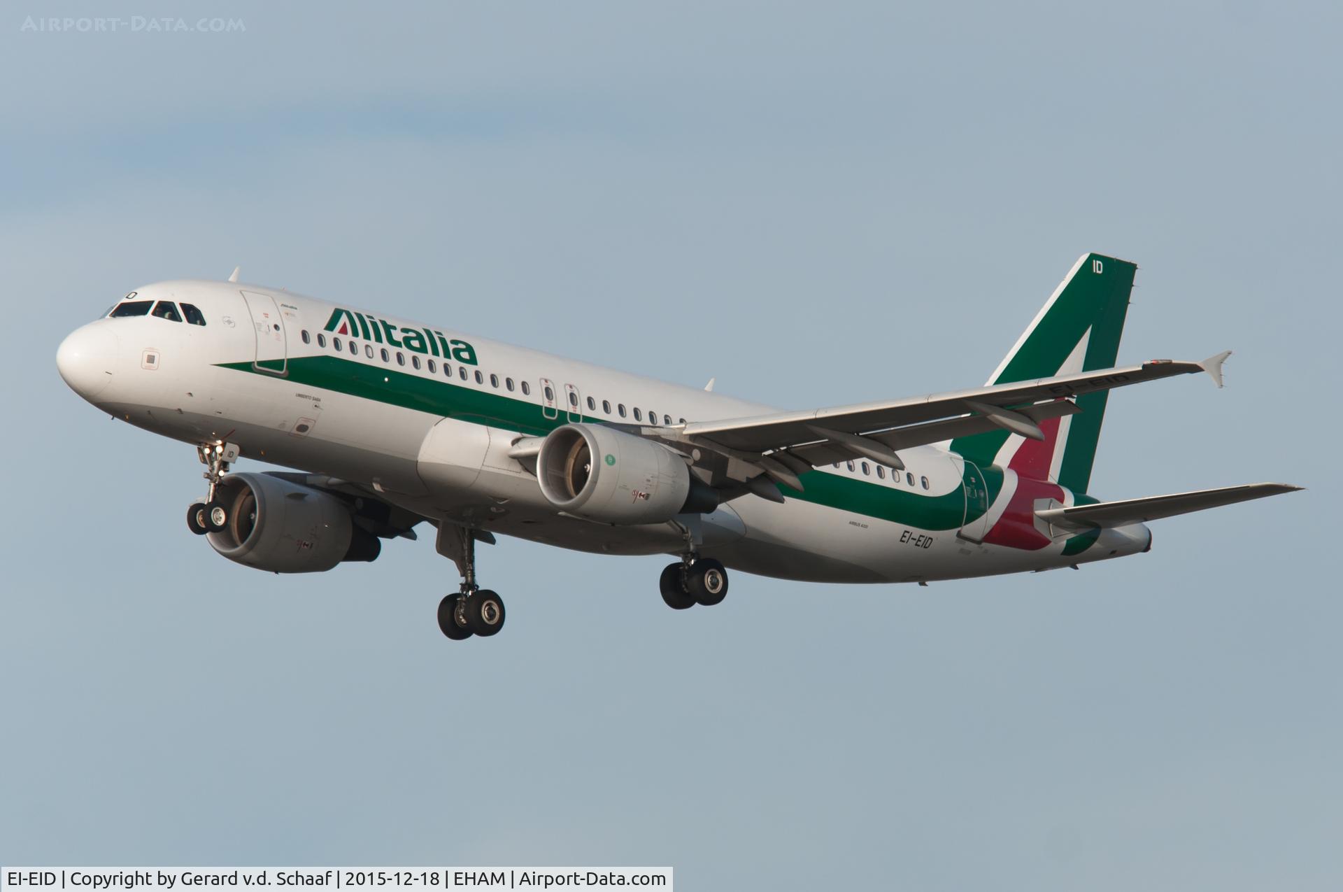 EI-EID, 2010 Airbus A320-216 C/N 4523, Schiphol, December 2015