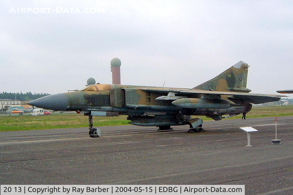 20 13, Mikoyan-Gurevich MiG-23ML C/N 0390324624, Mikoyan-Gurevich MiG-23ML [0390324624] (Ex German Air Force) Berlin-Gatow~D 15/05/2004