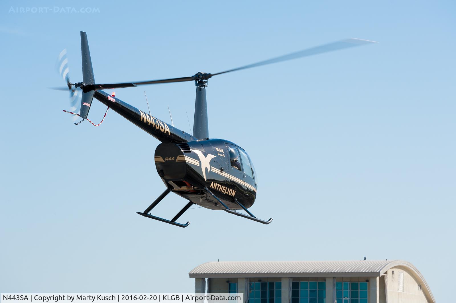 N443SA, 2005 Robinson R44 II C/N 10921, Departing Anthelion Helicopters.
