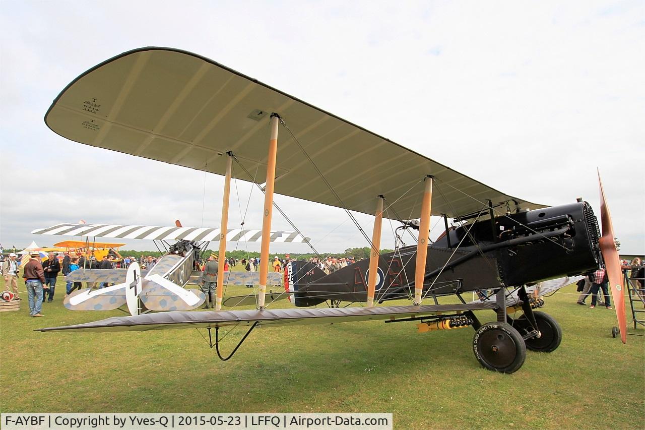 F-AYBF, Bristol F.2B Fighter C/N C794, Bristol F.2B Fighter, Displayed at La Ferté-Alais airfield (LFFQ) Airshow 2015
