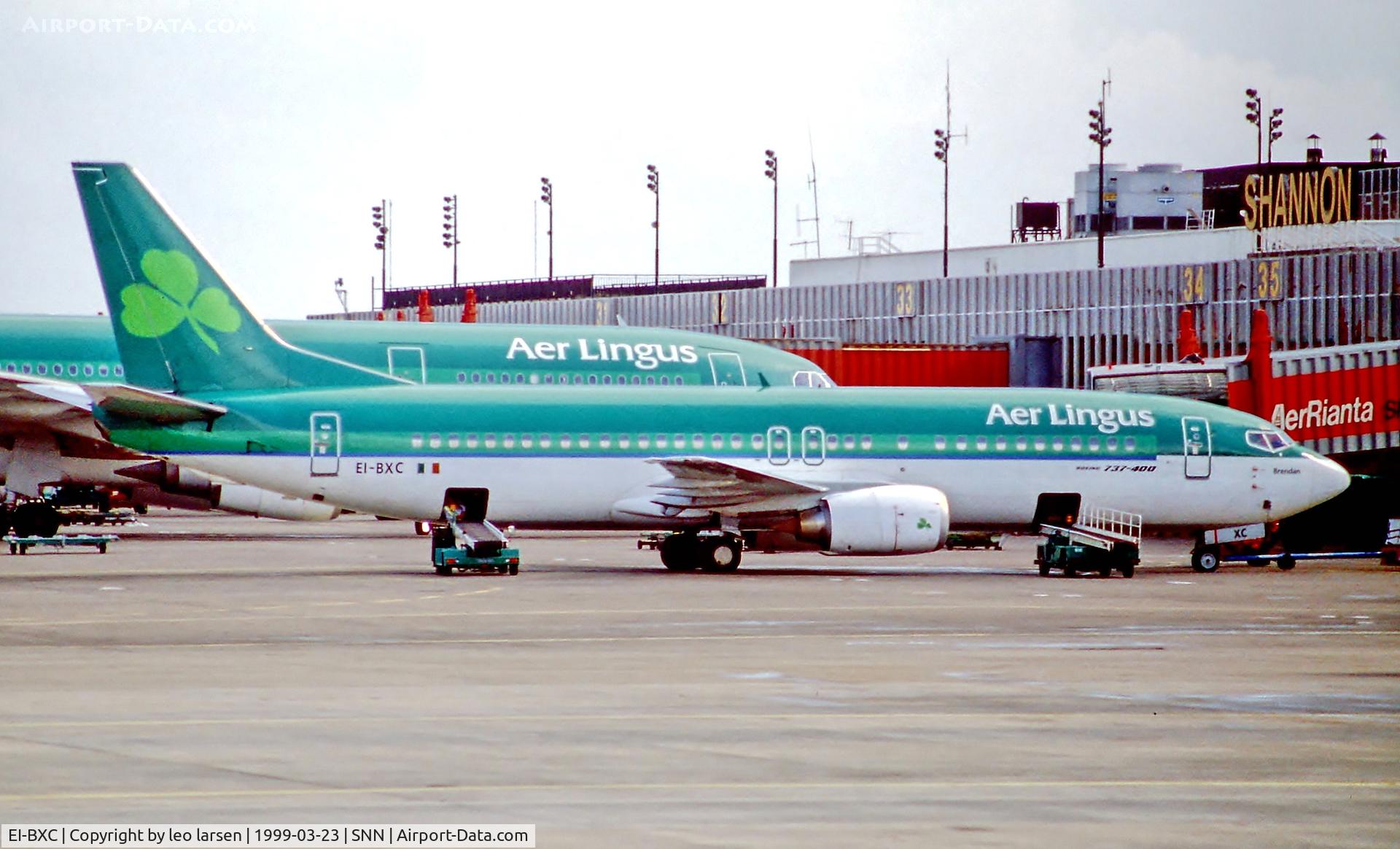 EI-BXC, 1990 Boeing 737-448 C/N 24773, Shannon 23.3.99