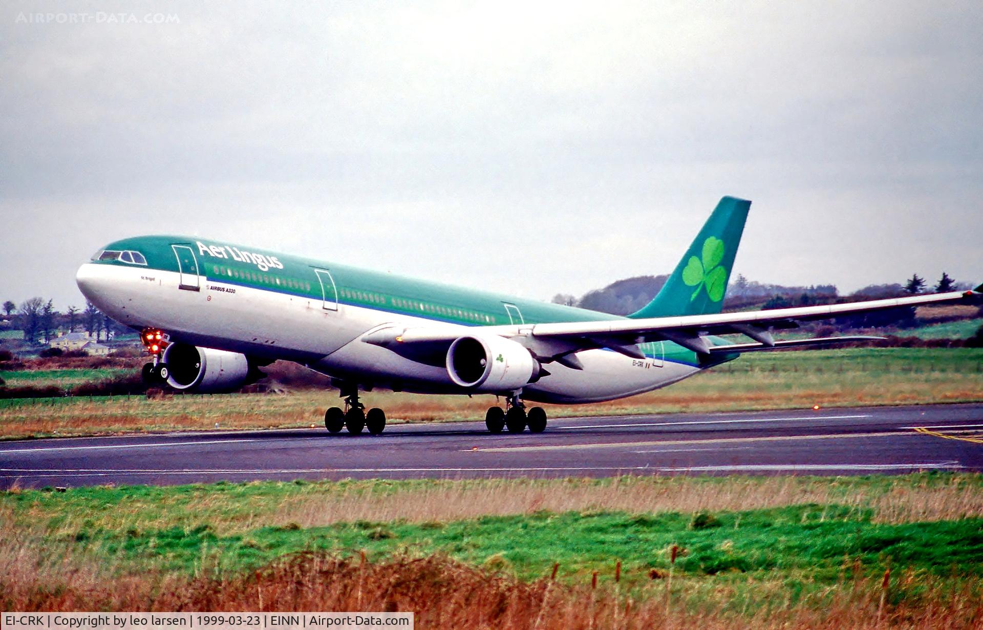 EI-CRK, 1994 Airbus A330-301 C/N 070, Shannon 23.3.99