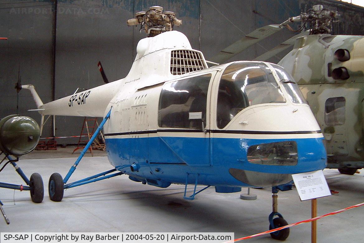 SP-SAP, PZL-Swidnik SM-2 C/N S2-02016, PZL-Swidnik SM-2 [S2-02016] Krakow Museum Malopolskie~SP 20/05/2004