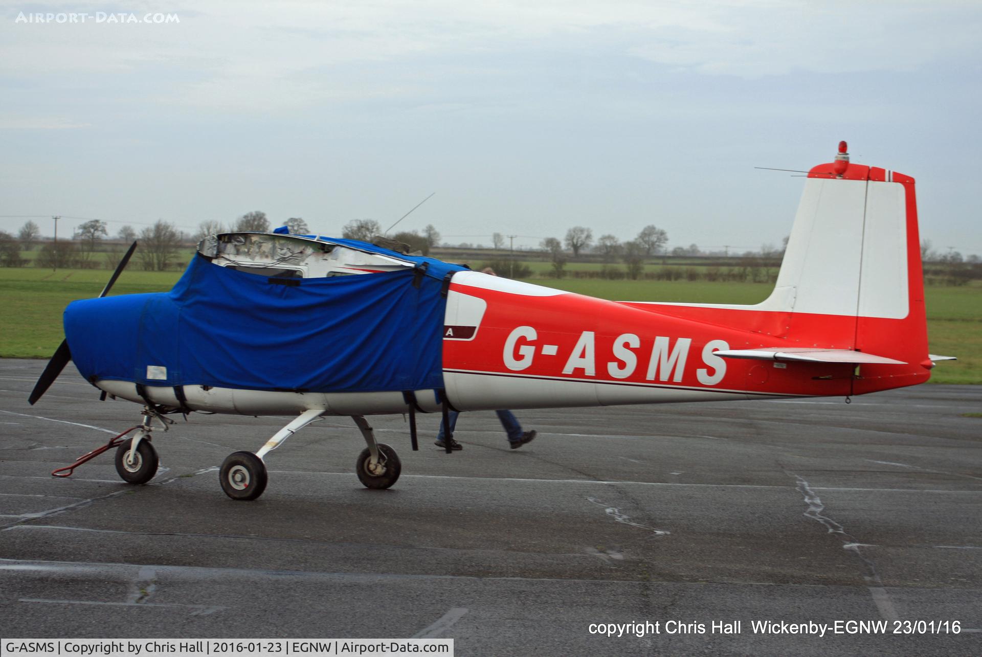 G-ASMS, 1961 Cessna 150A C/N 15059204, at Wickenby