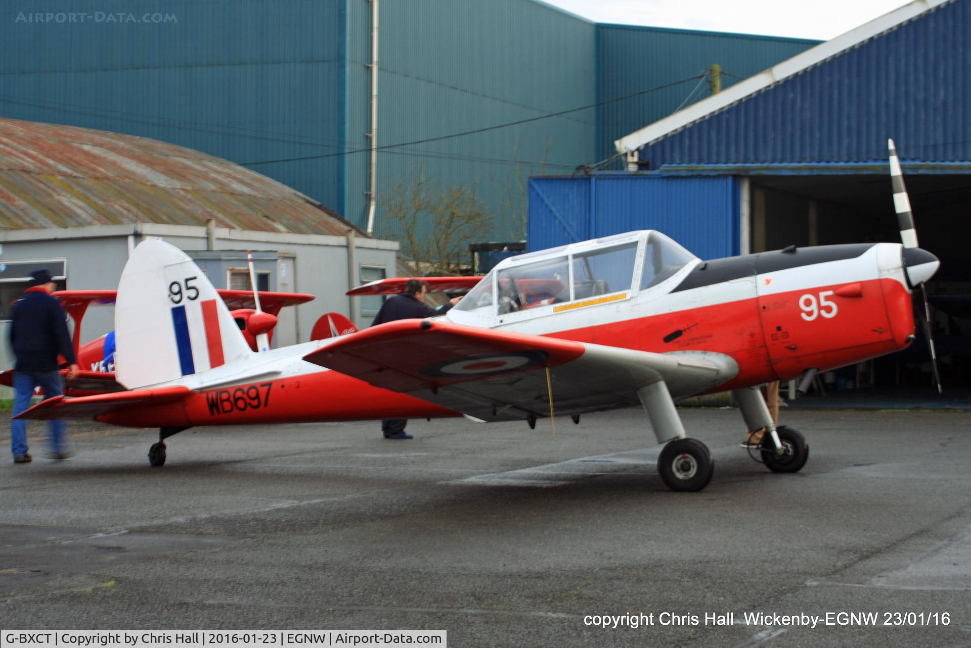 G-BXCT, 1950 De Havilland DHC-1 Chipmunk T.10 C/N C1/0145, at Wickenby