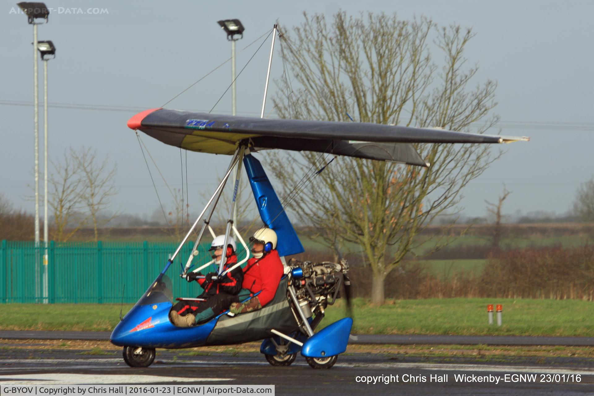 G-BYOV, 1999 Pegasus Quantum 15-912 C/N 7554, at Wickenby