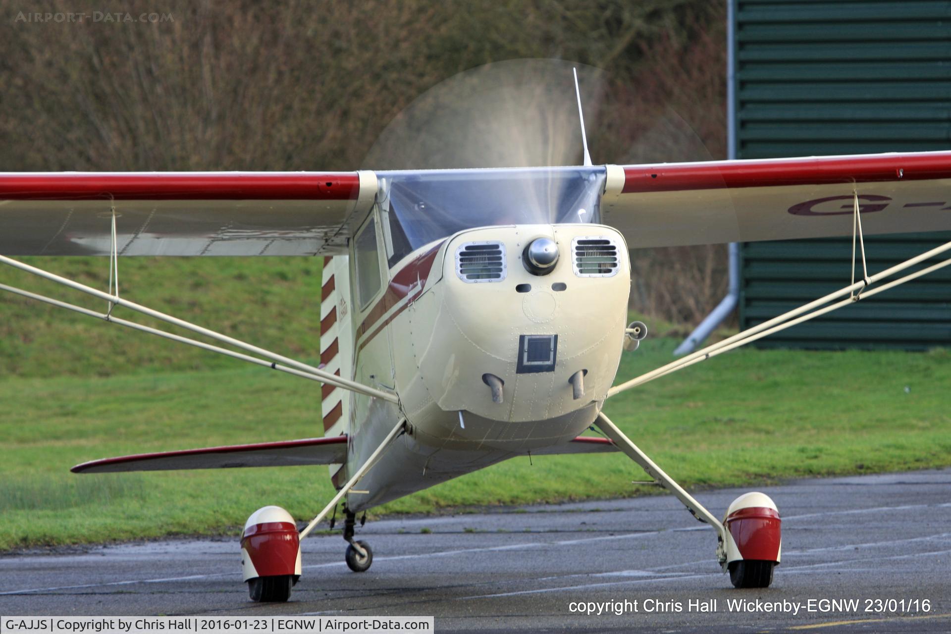 G-AJJS, 1947 Cessna 120 C/N 13047, at Wickenby
