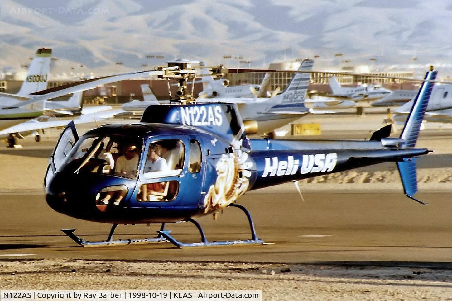 N122AS, 1991 Aerospatiale AS-350BA Ecureuil C/N 2543, Aerospatiale AS.350BA Astar [2543] (Heli USA) Las Vegas-McCarran International~N 19/10/1998