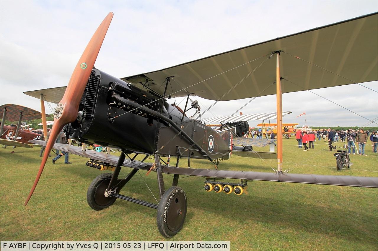 F-AYBF, Bristol F.2B Fighter C/N C794, Bristol F.2B Fighter, Displayed at La Ferté-Alais airfield (LFFQ) Airshow 2015