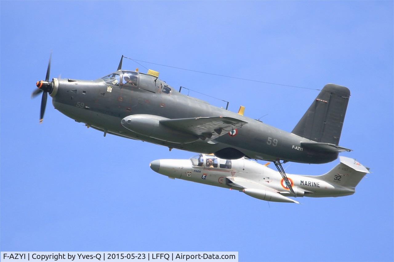F-AZYI, 1959 Breguet Br.1050 Alize C/N 59, Breguet Br.1050 Alize, On display, La Ferté-Alais airfield (LFFQ) Airshow 2015