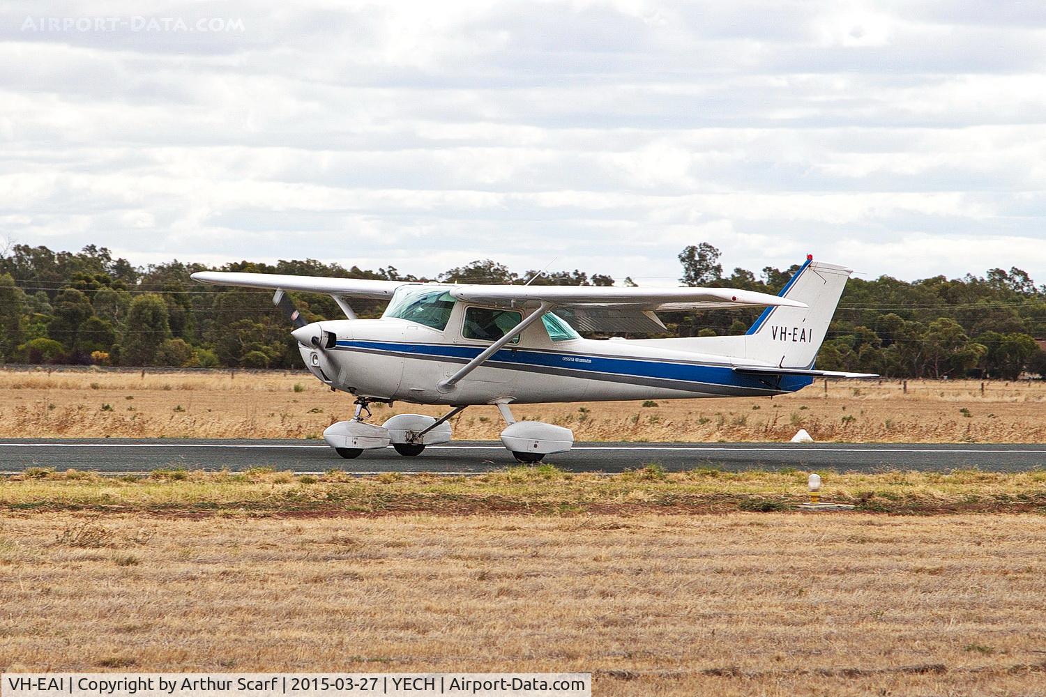 VH-EAI, 1973 Cessna 150L C/N 15075142, VH-EAI AAAA fly in Echuca 2015