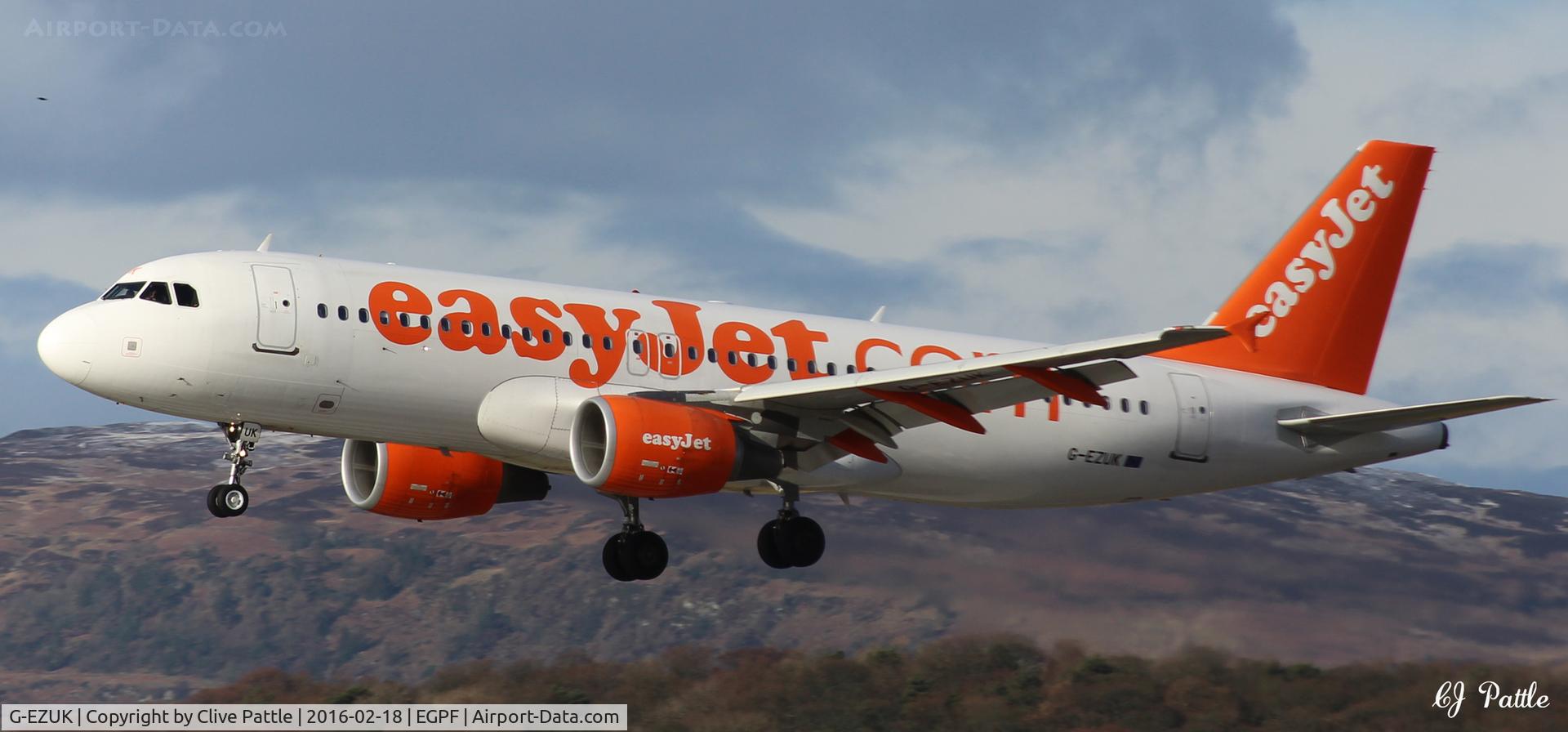 G-EZUK, 2011 Airbus A320-214 C/N 4749, In action at Glasgow EGPF