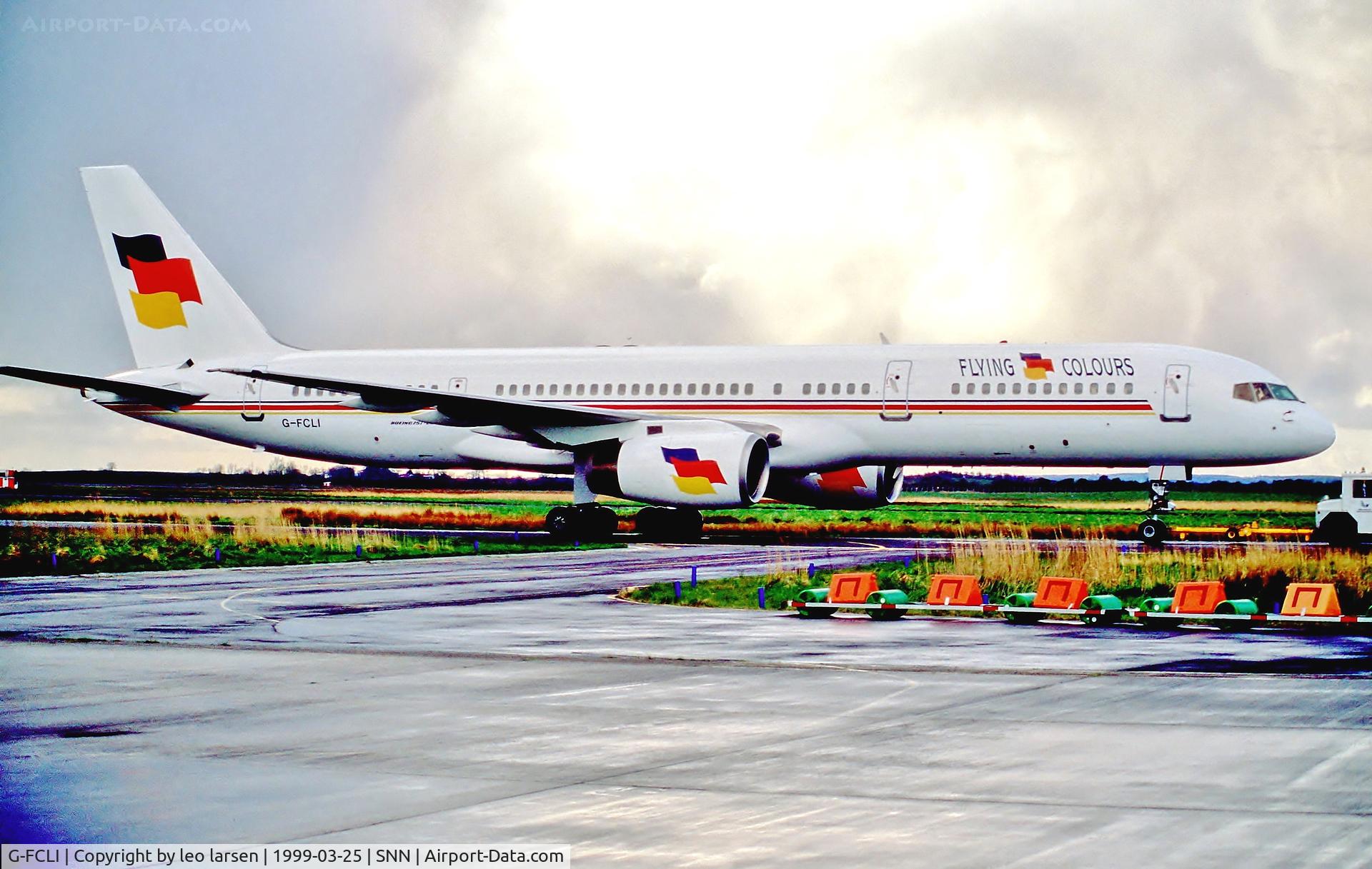 G-FCLI, 1995 Boeing 757-28A C/N 26275, Shannon 25.3.99