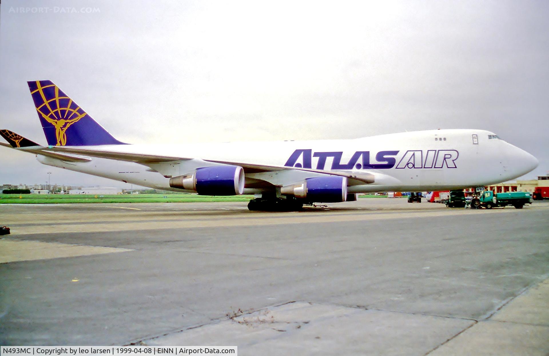 N493MC, 1998 Boeing 747-47UF C/N 29254, Shannon 8.4.99