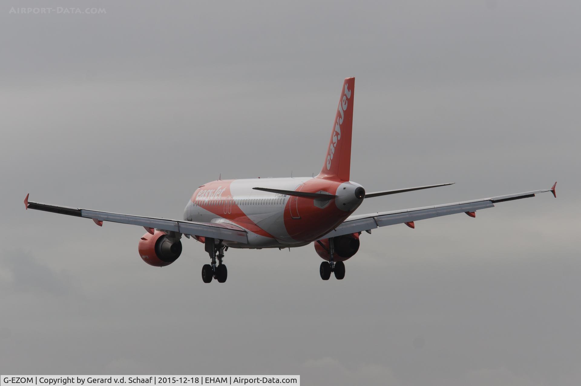 G-EZOM, 2015 Airbus A320-214 C/N 6587, Schiphol, December 2015